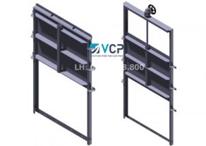 Van cửa phai kiểu tràn là loại van được sử dụng trong hệ thống xử lý nước