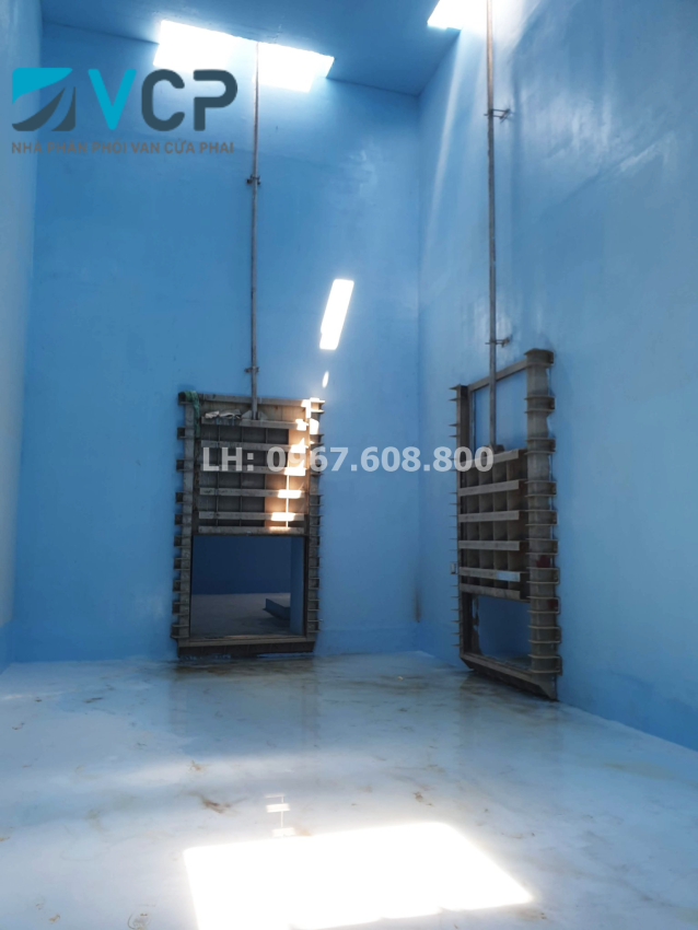 Lắp đặt van cửa phai chính hãng